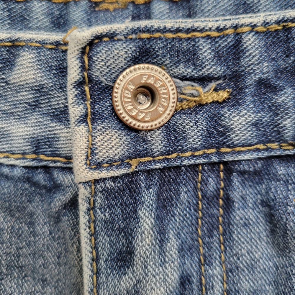 Unbranded Denim Cuffed Shorts - Picture 3 of 5